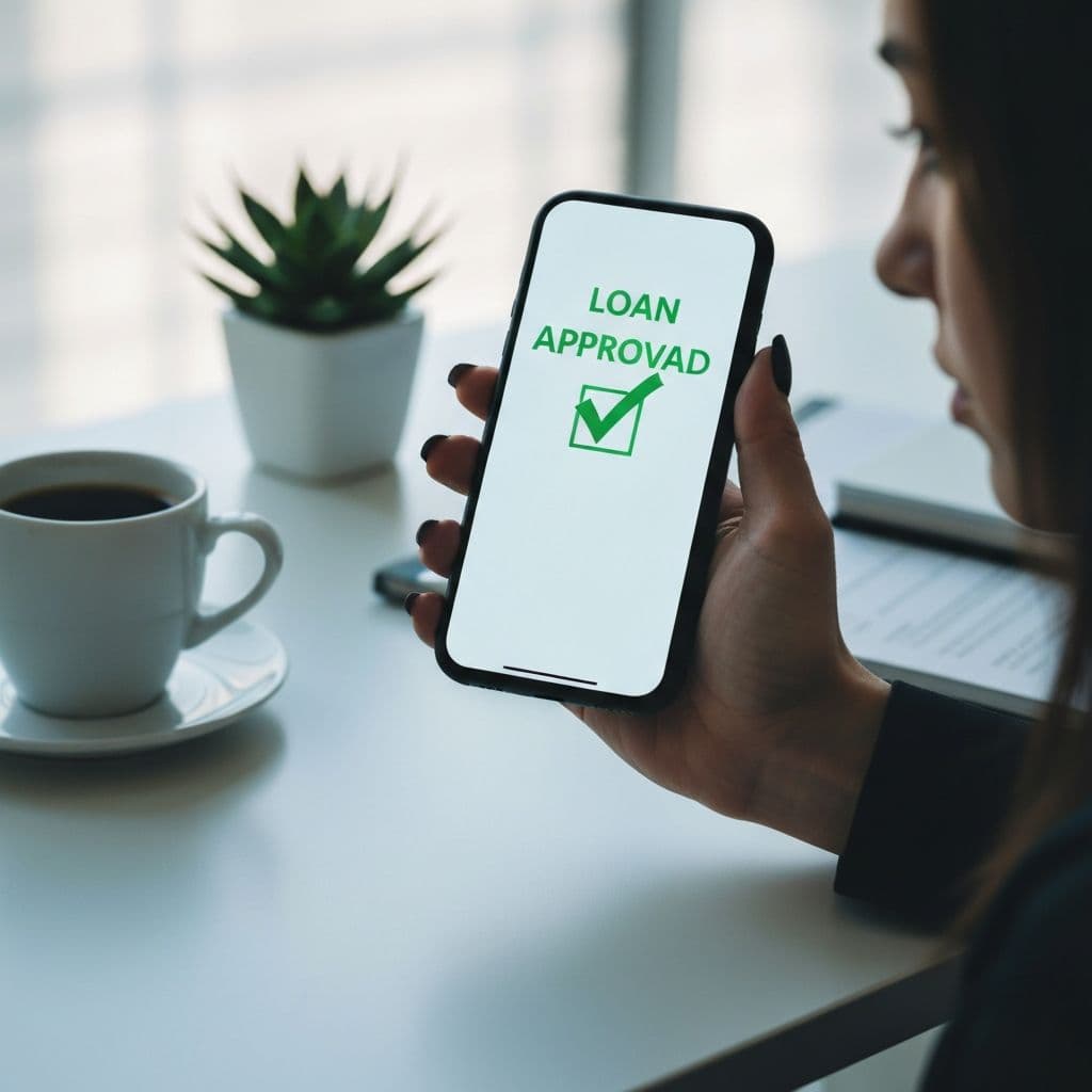 Simple and fast loan approval on a smartphone